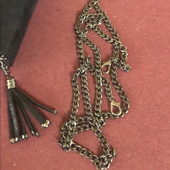 Night Club Ready! Fun Metallic black bag - Picture 5 of 7